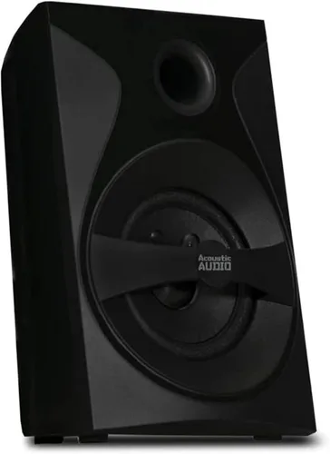 Vista 4 de Goldwood Bluetooth 5.1 Sistema de altavoces de cine en casa con pantalla LED, sintonizador FM, entradas USB/SD, juego de 6 piezas con control