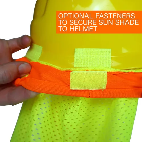 Vista 3 de Best Ever PRO-MADE X1 - Parasol para casco duro. Escudo de cuello premium con cierres de ajuste seguro y toalla de sudor integrada. Se adapta a