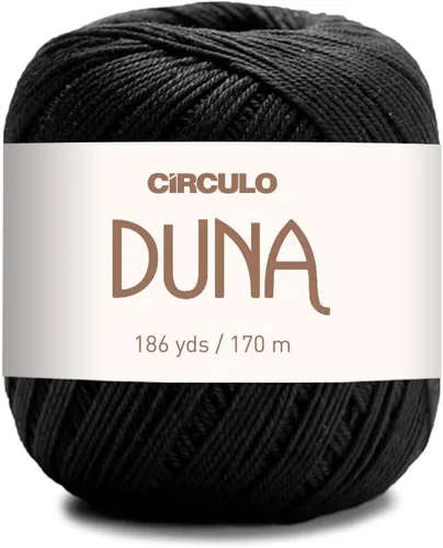 Vista 12 de Círculo Hilo Duna – 186 yardas, 3.52 onzas – Hilo DK de peinado ligero – 100% algodón virgen brasileño mercerizado, perfecto para tejer y hacer