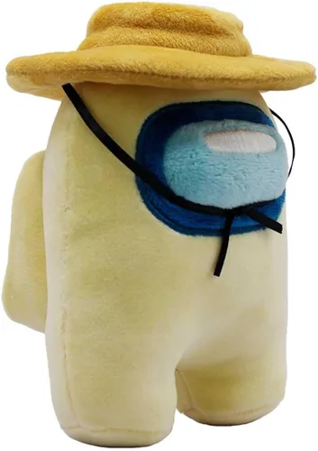 Vista 2 de Just Toys LLC Among US - Peluche serie 4 de 6 pulgadas (amarillo claro con Akruba)