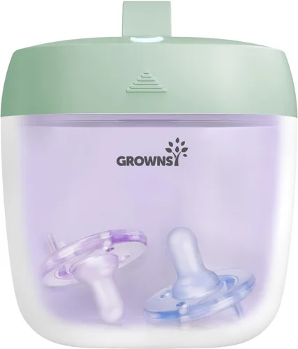 GROWNSY Desinfectante de Chupones Portátil, Desinfectante de Luz UV Para Llevar, Estuche Desinfectante con Carga USB, Mini Desinfectante de Chupones
