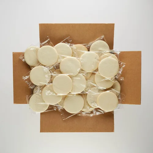 Paquete de 50 galletas de azúcar Smiley® sin glaseado de forma redonda sin nueces