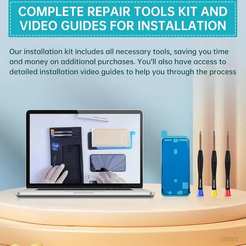 Vista 6 de para iPhone 8 Plus Reemplazo de pantalla con botón de inicio Kit de reparación negro 3D táctil pantalla LCD digitalizador Asamblea completa Cámara