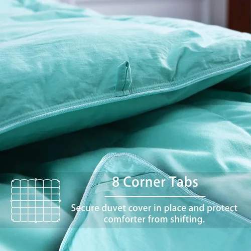 Vista 6 de KAKABELL Relleno de edredón, edredón de plumón de ganso tamaño King, funda 100% algodón, 750+ potencia de relleno de 61 onzas, relleno de plumón