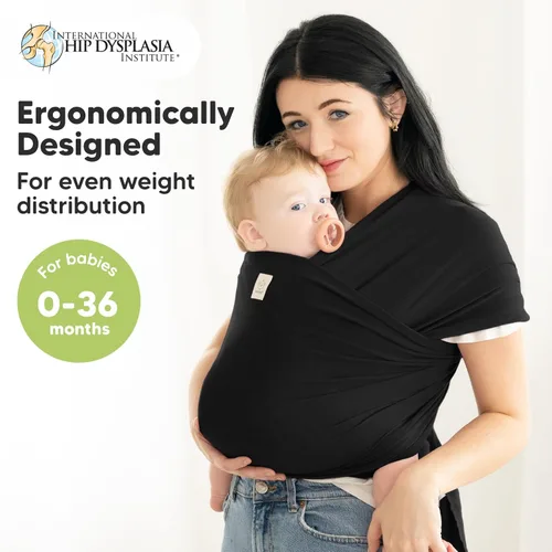 Vista 2 de KeaBabies Mochila portabebés y bolsa de pañales – Todo en 1 Original transpirable para bebé, ligera, manos libres – Impermeable multifunción bolsa