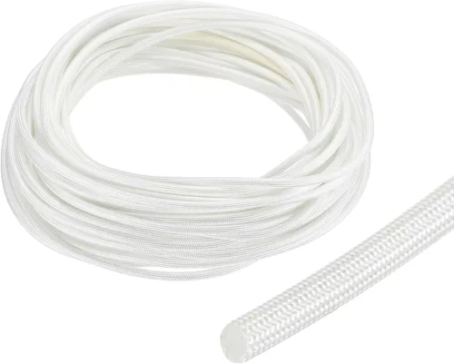 Vista 51 de uxcell Protector de Cable Aislante, 1mm/0.04 Pulgadas - 10m/33 Pies Manga de Fibra de Vidrio de Alta Temperatura Negra