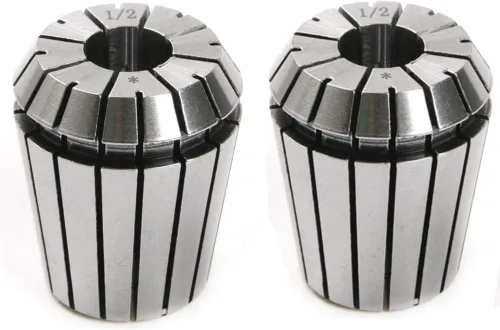 2 piezas de 1/2" ER32 Pinzas de resorte de precisión para torno CNC y fresado (Diámetro del agujero: 1/2")
