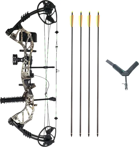 SAS Feud X 30-70 lbs 19-31 pulgadas de longitud de dibujo, paquete profesional para objetivo de campo de caza (camuflaje)