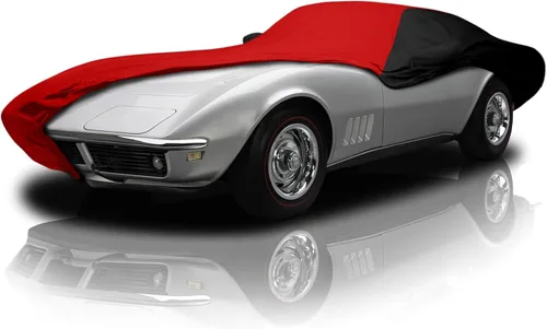 Vista 8 de Funda de automóvil para interior de repuesto para Corvette C3 1968-1982, lujosa funda de satén elástico a la medida para interior transpirable, a