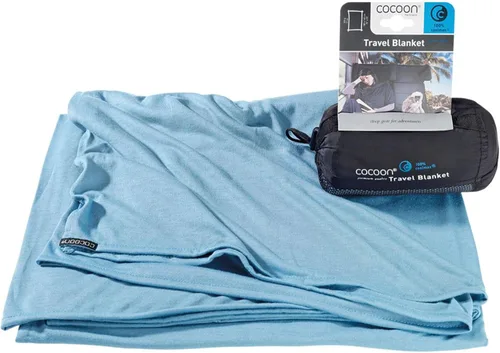 Vista 13 de Manta Cocoon CoolMax Tejido COOLMAX de secado rápido, transpirable que absorbe la humedad, manta ligera y compacta para viajes y campamentos