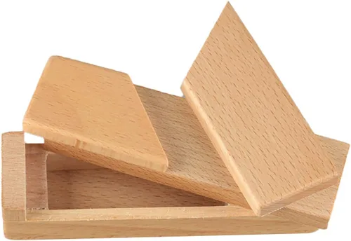 Vista 4 de AHYUAN Caja de rompecabezas de madera con apertura secreta, hecha a mano, rompecabezas 3D de cerebro rompecabezas mágico de madera, caja misteriosa