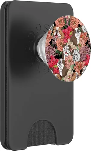 Vista 8 de Because English Bulldog PopSockets by Huebucket - PopSockets Grip and Stand for Phones and Tablets