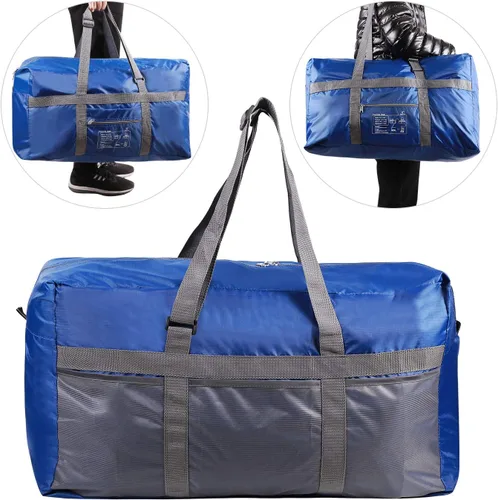 Vista 2 de REDCAMP Bolsa de viaje plegable, bolsa deportiva grande, 75L96L100L, bolsa de asas impermeable ligera