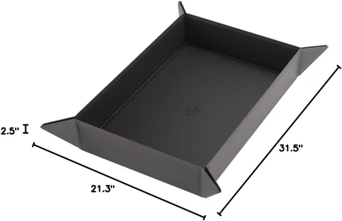 Vista 5 de Bandeja magnética para dados - ¡Toma el control de tu rollo! Bandeja de dados compacta y versátil para juegos de mesa y juegos de mesa