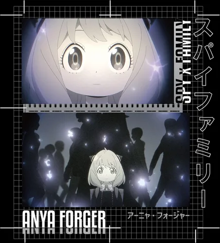 Vista 2 de Spy X Family - Camiseta para hombre estilo Anya Grey