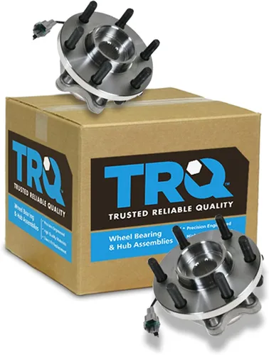 Vista 143 de TRQ Par de conjunto de cubo de cojinete de rueda delantera izquierda derecha, 2 piezas compatible con Lexus GX460 2003-2009 GX470 2003-2023 Toyota