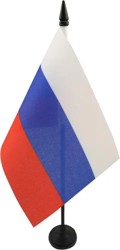 Vista 75 de Aland Table Flag 4'' x 6'' - Aland - Finland Desk Flag 15 x 10 cm - Black plastic stick and base - AZ FLAG