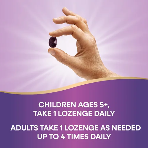 Vista 6 de Nature's Way Sambucus Pastillas de zinc con saúco y vitamina C, sabor miel y limón, 24 pastillas