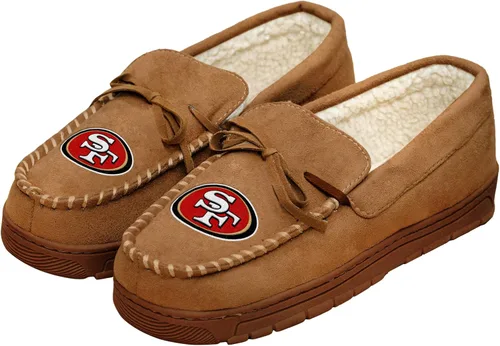 Vista 25 de FOCO Mens NFL Team Logo Moccasin Slippers