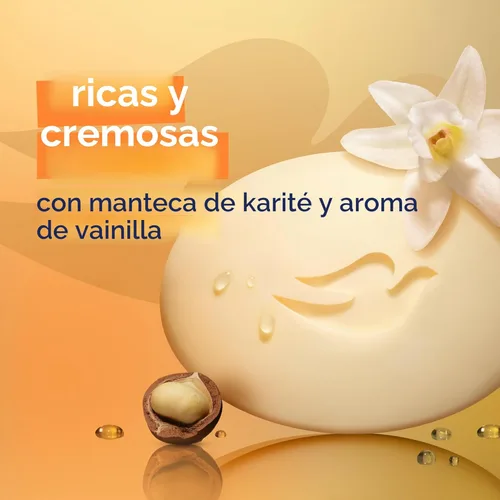 Vista 5 de Dove Barra de Jabón de Belleza de Manteca de Karité, 8 Barras para una Piel Nutrida y Radiante, Enriquece la Piel 3.75 onzas