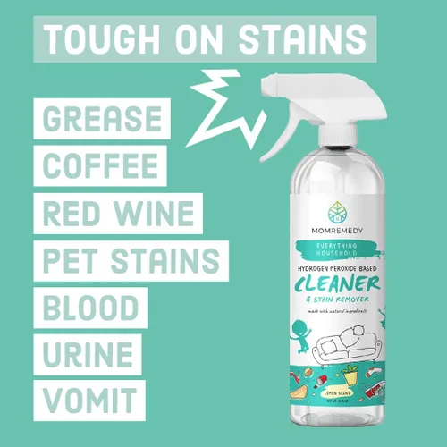 Vista 5 de MOMREMEDY Spray de limpieza multiusos de peróxido de hidrógeno Limpiador multiusos para el hogar Quitamanchas de tela y lavandería Para todas