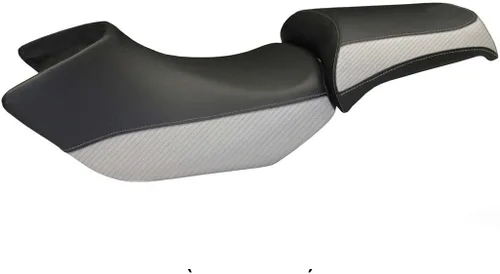 Vista 16 de Funda de asiento compatible con BMW R 1200 GS (05-12) modelo Siracusa Color de Tappezzeria Italia