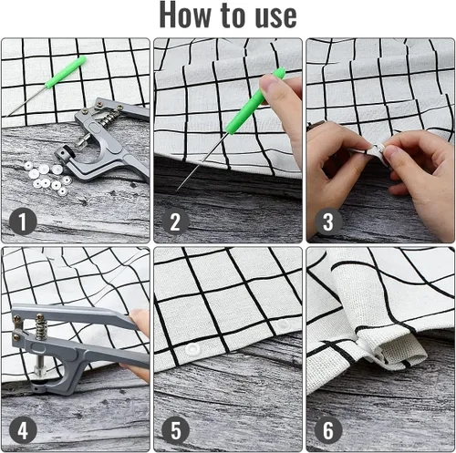 Vista 6 de Alicates a presión para ropa de manualidades, herramienta de alicates de mano para botones a presión, botón sin coser, punzón para broches T3 T5 T8