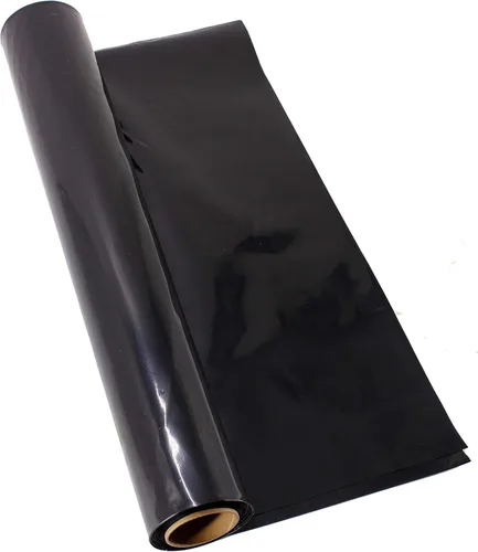 Vista 4 de (R) Rollo de láminas de plástico negro para granja, barrera de vapor de polietileno resistente, 4 mil 3 pies x 100 pies