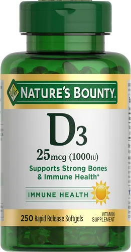 Vista 11 de Nature's Bounty Vitamina D3 1000 100 mg Geles blandos, 120
