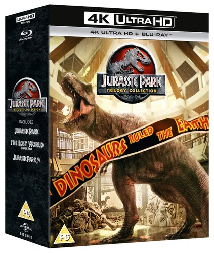 Vista 2 de Jurassic Park Trilogy (4K UHD + BD +UV) Blu-ray 2018 Region Free