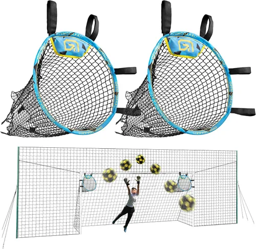 Vista 15 de Open Goaaal 3-in-1 Soccer Training Rebounder - Soccer Goal for Volley, Passing, Training - Outdoor Sports, Backyard
