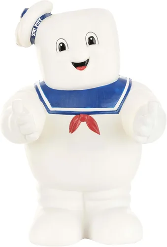 Fun Costumes Ghostbusters Stay Puft Marshmallow Man Candy Bowl & Holder Decoración, Trick or Treat Dish Party Supplies ST