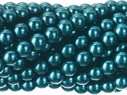 Vista 7 de RUBYCA 200 piezas de cuentas redondas de cristal checo satinado brillante pequeñas para hacer joyería 10mm Amatista Púrpura