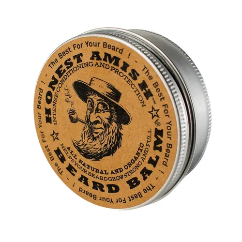 Vista 6 de Acondicionador Honest Amish bálsamo para barba, totalmente natural, aceites y mantequilla orgánicos, apto para veganos