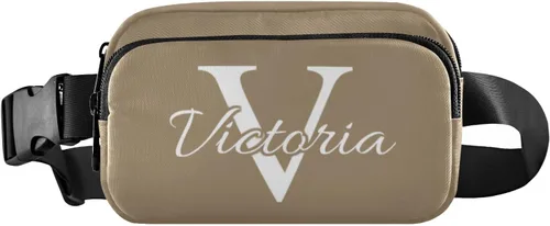 Vista 9 de Riñoneras personalizadas para mujeres y hombres, bolsa de cinturón personalizada con correa ajustable, riñoneras de moda, bolsa cruzada para la #01