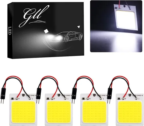 Vista 15 de Grandview Panel de Luz de Cúpula LED COB 18SMD Super Blanco de Ahorro de Energía para Interior de Auto Coche Luz de Placa de Lectura