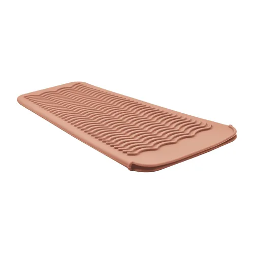 Bolsa de viaje de silicona resistente al calor para alisadora de cabello, plancha para prensar, rizador de pelo, varita rizadora de cabello, plancha