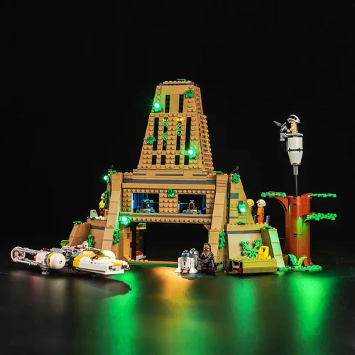 BrickBling Luz LED compatible con Lego Yavin 4 Rebel Base 75365 Juego de construcción (edificio no incluido), iluminación creativa compatible con