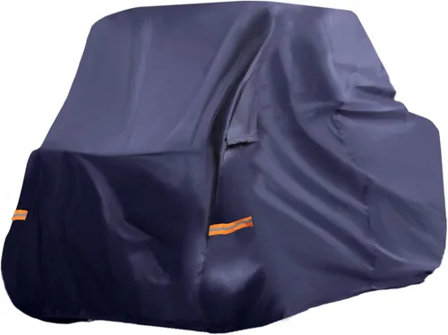Vista 7 de X AUTOHAUX Cubierta UTV para Kawasaki Mule SX Impermeable Cubierta Lado a Lado para Exteriores Protección contra el Sol, Lluvia y Almacenamiento