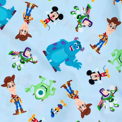 Vista 2 de Disney Pixar D100 UPF 50+ - Conjunto de traje de baño y traje de baño para bebés a niños pequeños (12 meses - 6)