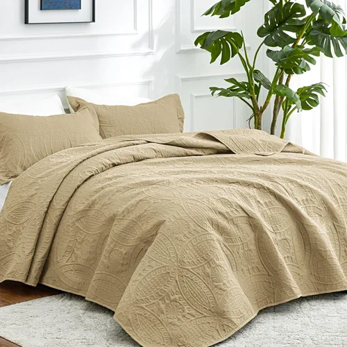 Vista 92 de Edredón de cama tamaño queen Love's cabin, color azul, para cama de verano, de microfibra ligera, estilo moderno, para todas las estaciones, 3