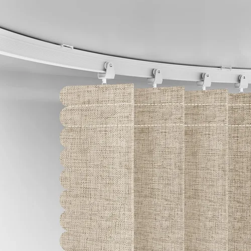 Vista 5 de Cortinas 100% opacas para puertas corredizas de cristal, cortinas extra anchas para puerta corrediza de patio, incluyen riel de cortina de techo
