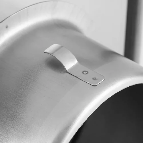 Vista 7 de Cubierta de ventilación de la secadora, 3.740 in de pared de acero inoxidable rejilla de ventilación de secadora cuadrada campana extractora