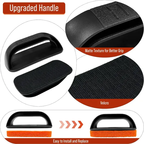 Vista 7 de Kit de limpieza de parrilla de 6 piezas para Blackstone, kit de limpieza de parrilla plana antiarañazos para cocina, 5 almohadillas de limpieza y 1