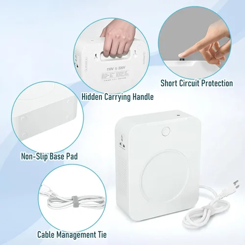 Vista 6 de uyoyous 2000W Step Up 110V a 220V Convertidor de voltaje Transformador Step Up Convertidor 110v/120V a 220V/240V Transformador de potencia