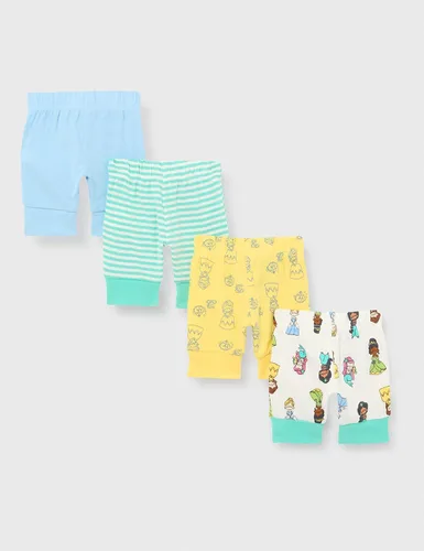 Vista 3 de Tienda Essentials Disney Marvel Star Wars Pantalones de princesa para bebé, paquete de 4