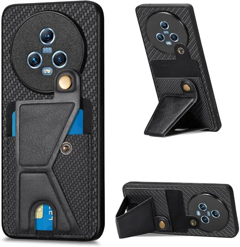 Vista 32 de Funda para Oppo K10x / OnePlus Nord CE 2 Lite 5G Funda para Realme 9 5G / 9 Pro / Q5 / V25 Funda de piel sintética con ranuras para tarjetas