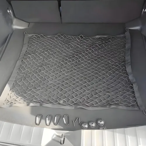 Vista 9 de BAILALIBO Red de Carga Extensible, Redes de Malla Elástica Ajustables para Maletero con Gancho de Metal Universal para SUV, Camiones, Accesorios