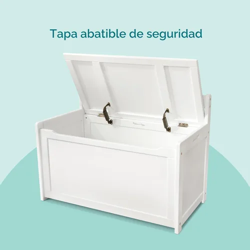 Vista 7 de Melissa & Doug Baúl de madera resistente para juguetes