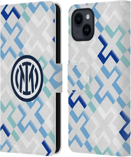 Vista 7 de Head Case Designs Officially Licensed Inter Milan Away 2025/26 Crest Kit Leather Wallet Case Compatible with Apple iPhone 7 Plus/iPhone 8 Plus